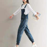 Embroidered Ripped Denim Overalls and Joggers Frugal Finds Galore