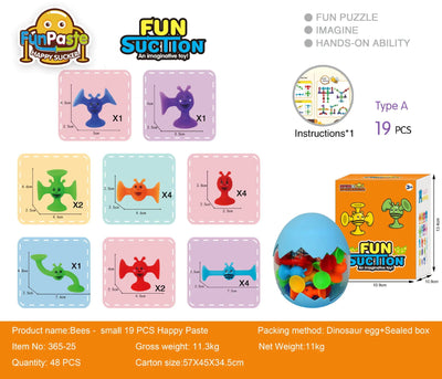 Bees Suction Cups Versatile Building Soft Blocks Toy Frugal Finds Galore