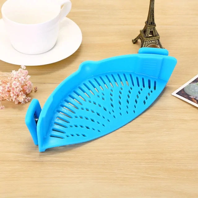 Silicone Clip-On Pot Pan Strainer