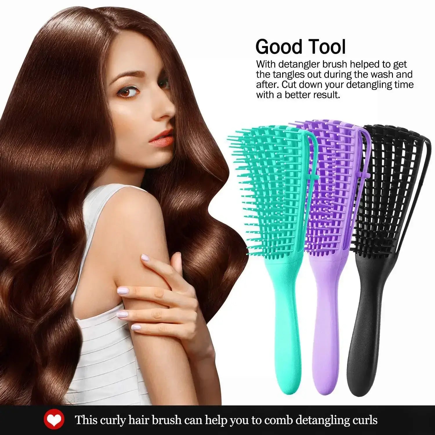 Gentle Detangling Brush For Kids' Hair