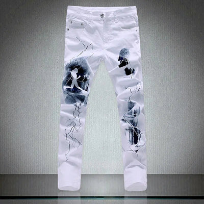 Personalized Print Slim Jeans Frugal Finds Galore