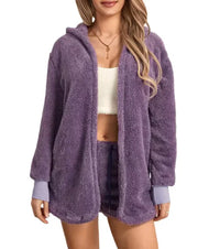 Women's Cozy Plush Loungewear Set Frugal Finds Galore