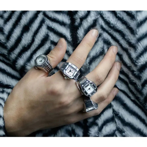 Vintage Finger Watch Rings Frugal Finds Galore