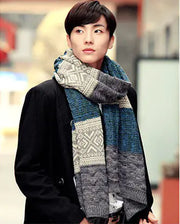 Knitted Long Scarf for Men