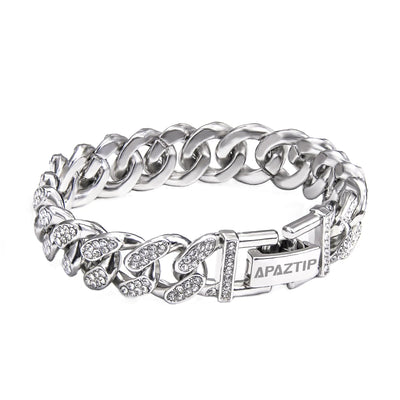 12mm Stainless Steel Cuban Link Bracelet Frugal Finds Galore