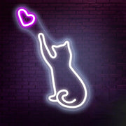 LED Neon Cat Wall Decor for Indoor/Outdoor Lighting Frugal Finds Galore