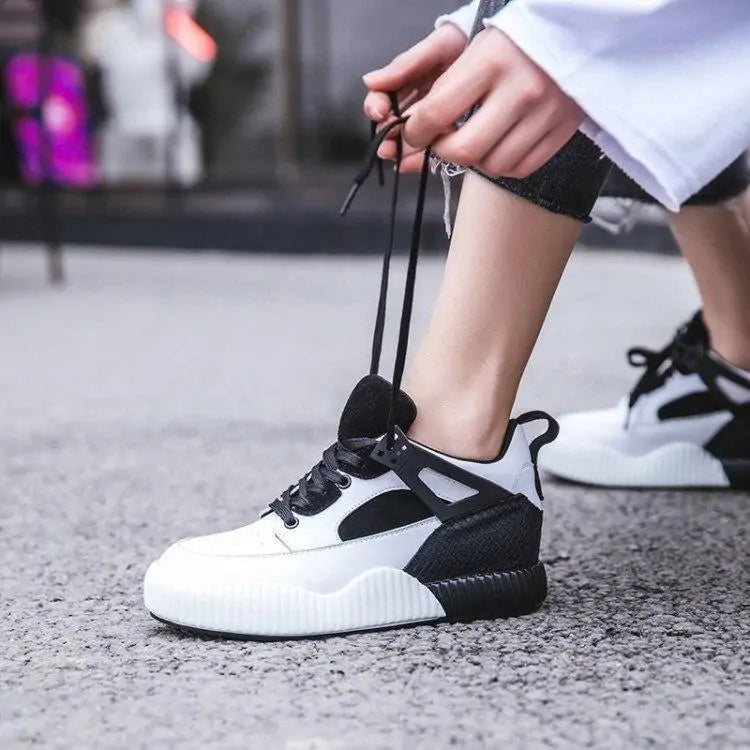 Black and White Sneakers