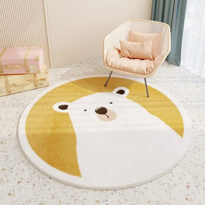 Round Polyester Rug Frugal Finds Galore