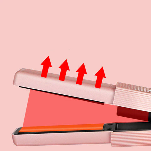 Sleek & Style All-in-One Hair Straightening Comb and Curling Wand Frugal Finds Galore