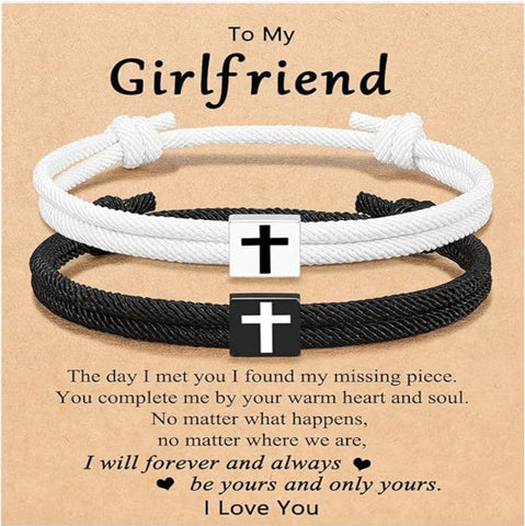 Milan Rope Braided Cross Bracelet Frugal Finds Galore