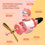 Cartoon Pilot Car Air Freshener with Rotating Propeller Frugal Finds Galore