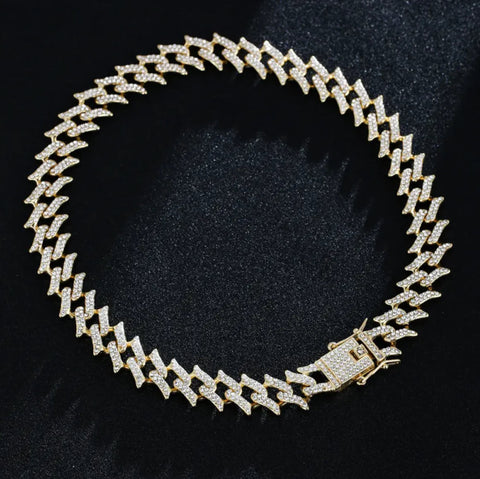 Full Diamond Inlaid Necklace Frugal Finds Galore
