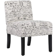 Modern Fabric Living Room Chairs with Solid Wood Legs Home Furniture (1 White) Frugal Finds Galore