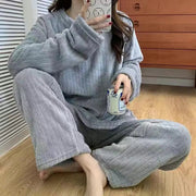 Winter Soft Velvet Pajamas Set Frugal Finds Galore
