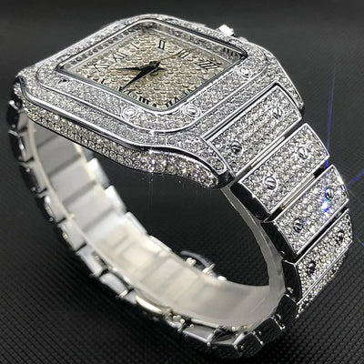 MISSFOX Ice Out Watch For Men Frugal Finds Galore