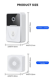 WiFi Smart Doorbell Intercom Video Camera Door Ring Frugal Finds Galore