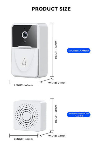 WiFi Smart Doorbell Intercom Video Camera Door Ring Frugal Finds Galore