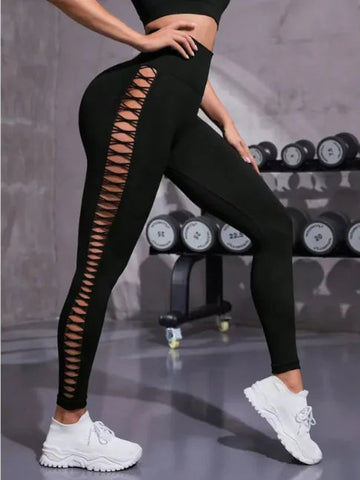 Tie-Dye High-Waist Mesh Yoga Leggings Frugal Finds Galore
