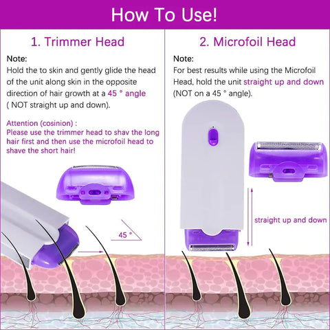 Rechargeable Painless Hair Removal Kit Frugal Finds Galore