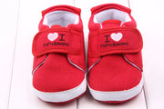 Baby Shoes with Heart Stickers - Toddler Walking Shoes Frugal Finds Galore