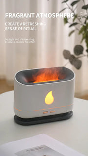 Flame Humidifier with Aromatherapy & Ambient Lighting Frugal Finds Galore