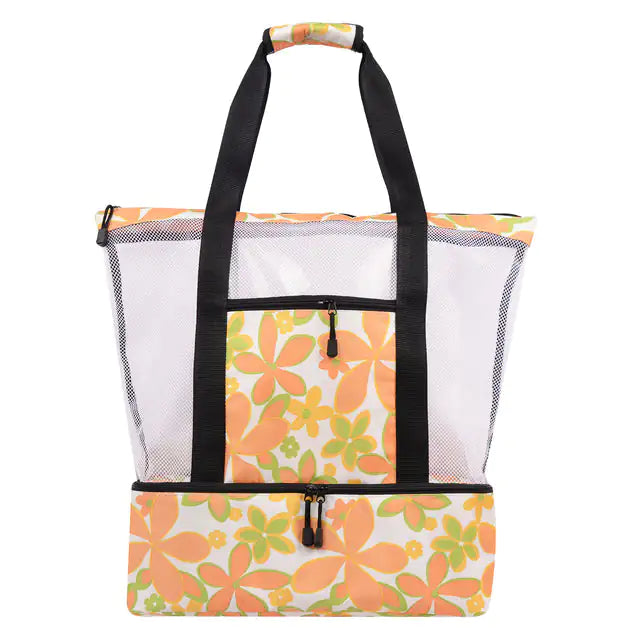 Beach Bag With Cooler Bag