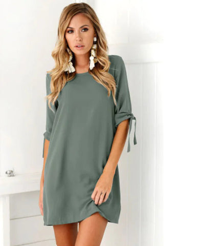 Chiffon Printed Dress - Floral Design Dress Frugal Finds Galore