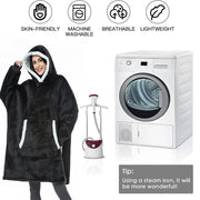 Oversized Hoodie Blanket With Sleeves Sweatshirt Frugal Finds Galore