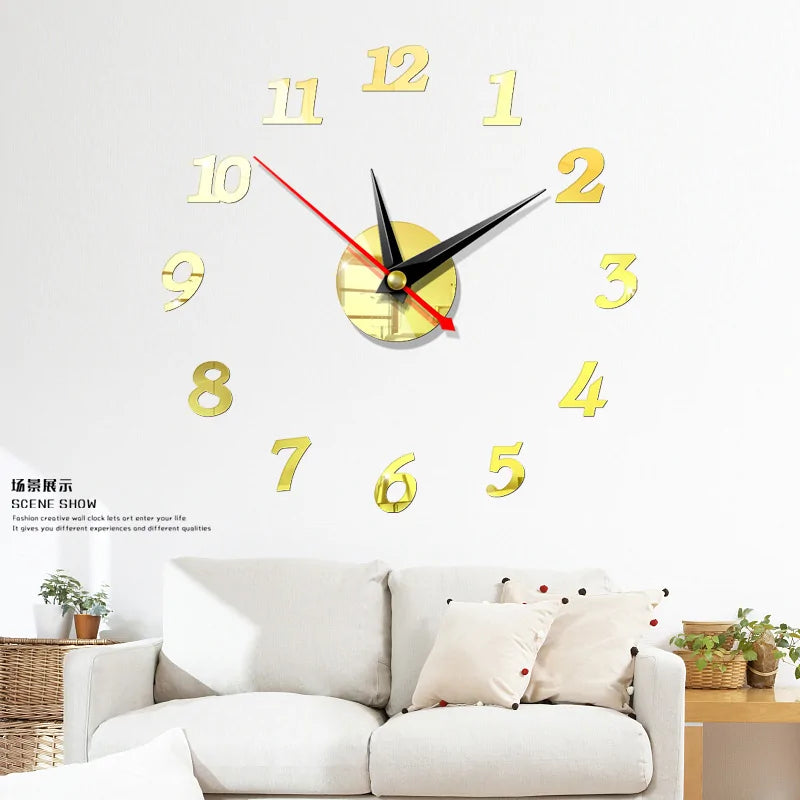 Creative Acrylic 3D Wall Clock