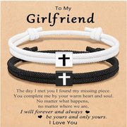 Milan Rope Braided Cross Bracelet Frugal Finds Galore