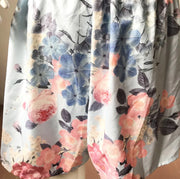 V-Neck Floral Print Jumpsuit with Straps Frugal Finds Galore