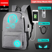Glow-in-the-Dark Computer Backpack - Music Kid Style Frugal Finds Galore