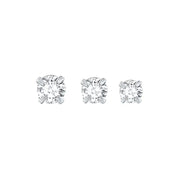 Sterling Silver Crystal Stud Earrings Frugal Finds Galore