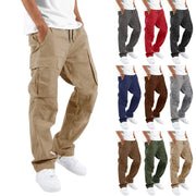 Men's Casual Drawstring Overalls with Multi-Pockets Frugal Finds Galore