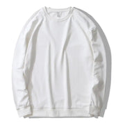 Men's Long-Sleeved Loose Solid Color Terry Sweater Frugal Finds Galore