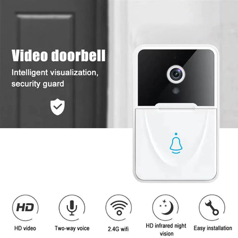 WiFi Smart Doorbell Intercom Video Camera Door Ring Frugal Finds Galore