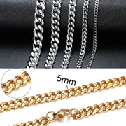 Unisex Cuban Chain Necklace Frugal Finds Galore