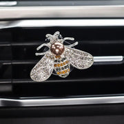Cute Bee Car Air Freshener Clip with Pearl & Rhinestones Frugal Finds Galore