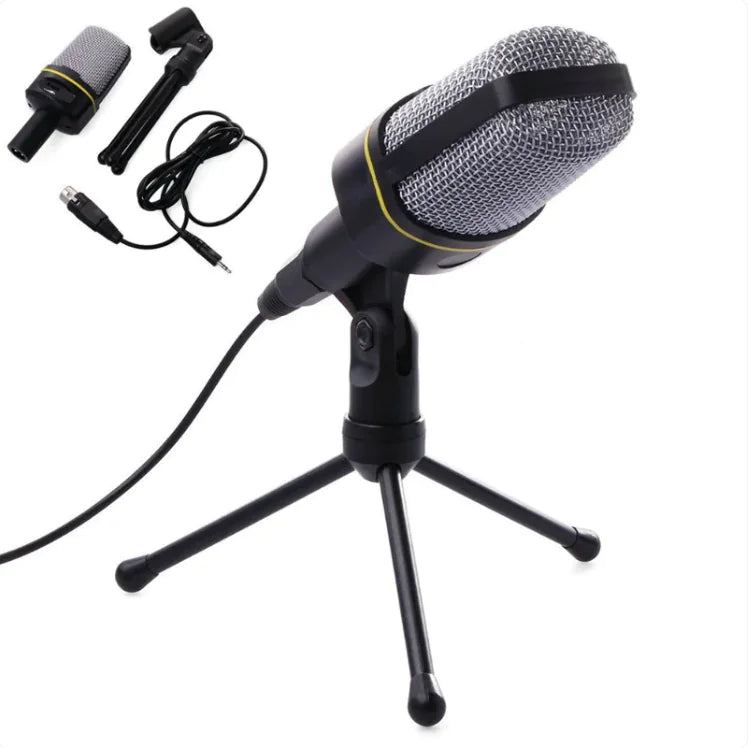 Professional Wired Condenser Microphone with Tripod Stand for PC