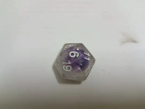 Colorful Dragon Eye Crystal Dice Set with Polygonal Design Frugal Finds Galore