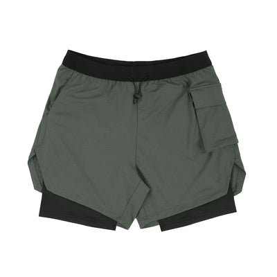 Men's Double Layer Stretch Shorts for Fitness Exercise Frugal Finds Galore