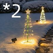 Christmas Tree Decoration Outdoor Courtyard Lighting Frugal Finds Galore
