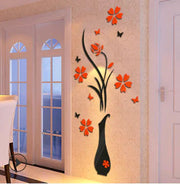 Vase Wall Stickers for Background Decor Frugal Finds Galore