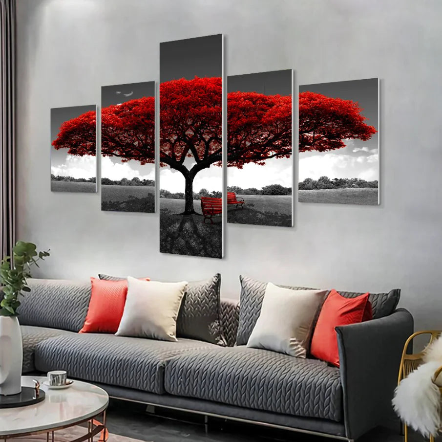 5Pcs Canvas Print Paintings