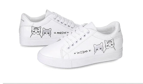 Flat Shoes, Cat Shoes, White Sneakers Frugal Finds Galore
