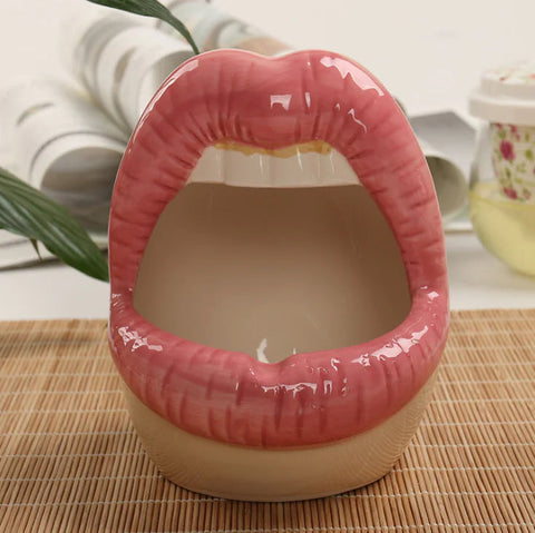 Creative Ceramic Big Lips Ashtray for Home Decor Frugal Finds Galore