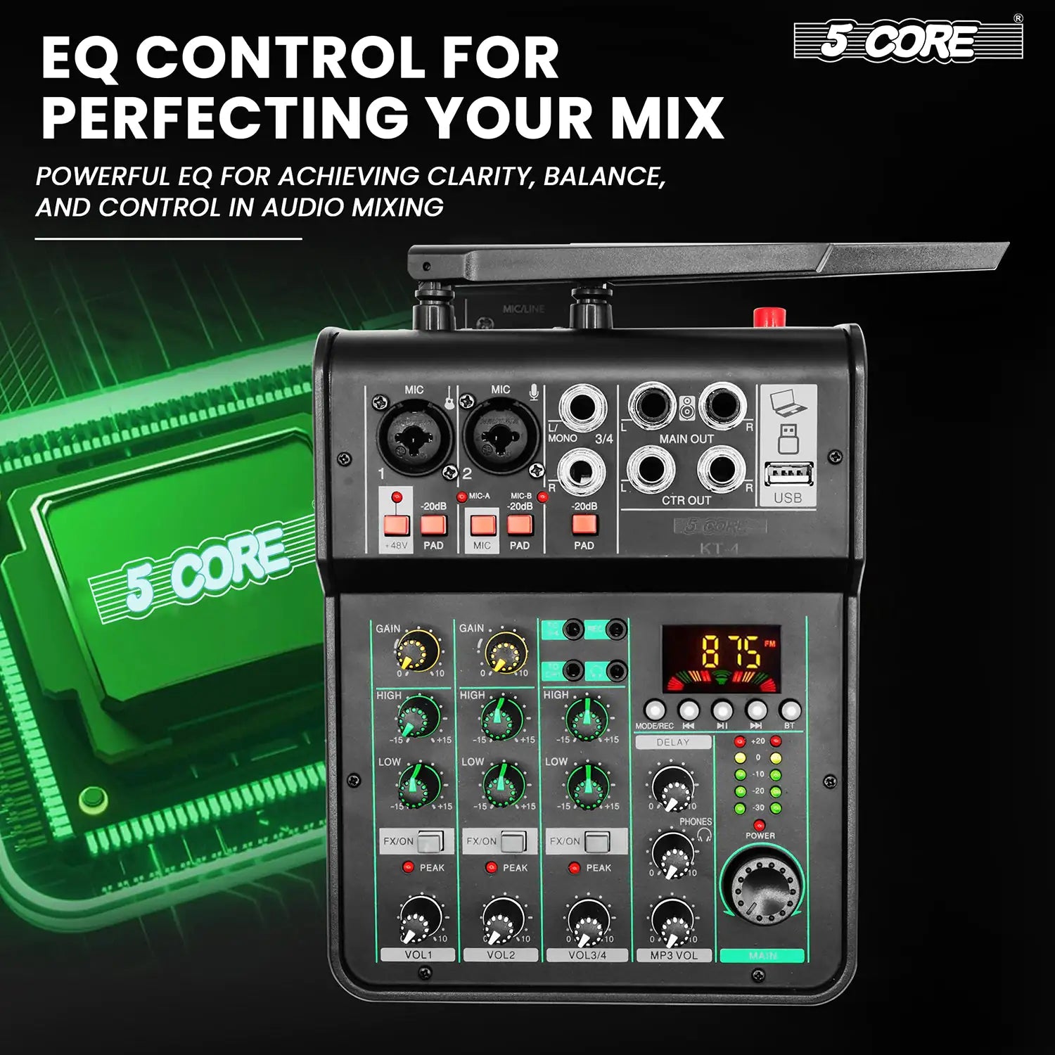 5Core Audio Mixer Sound Board