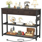 47" Entryway Table with Outlets and USB Ports Frugal Finds Galore