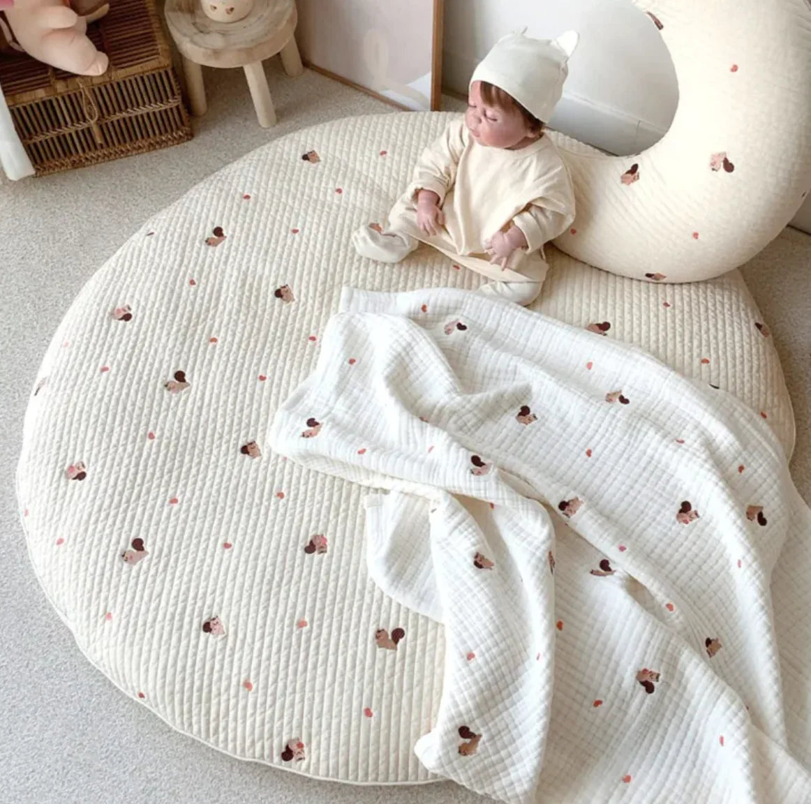 Infant Round Crawling Play Mat