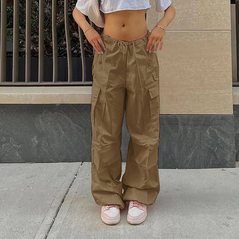 Women's Casual American Overalls with Tied Pockets Frugal Finds Galore